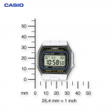 Casio_ A164WA-1VES_dimensions